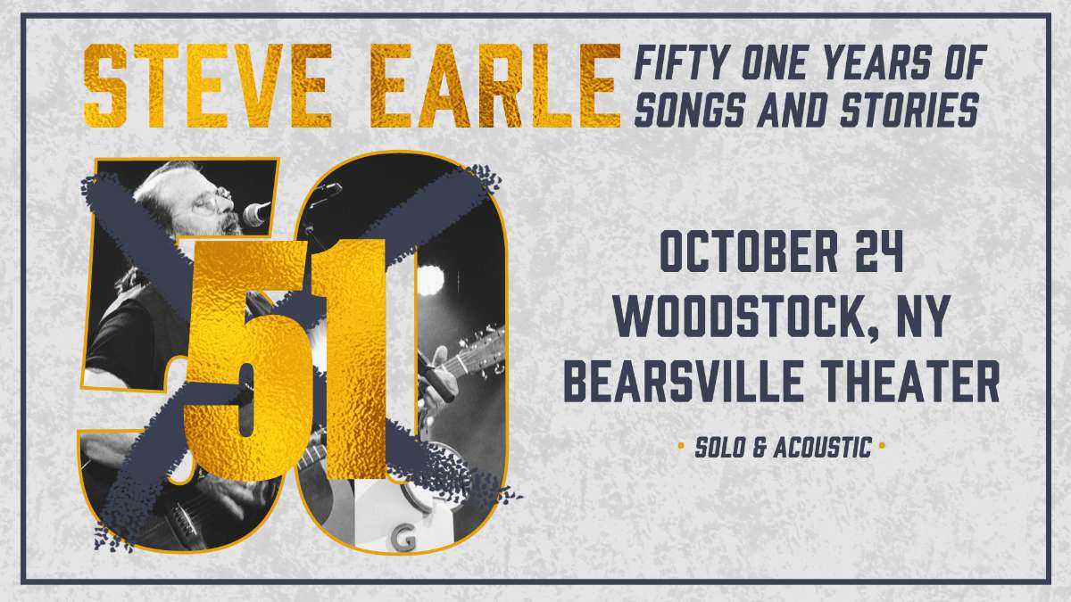 Steve Earle: 51 Years Of Songs & Stories