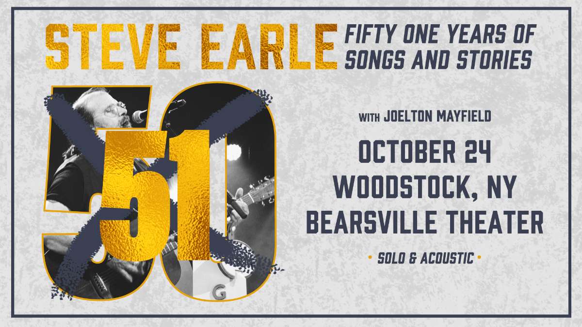 Steve Earle: 51 Years Of Songs & Stories
